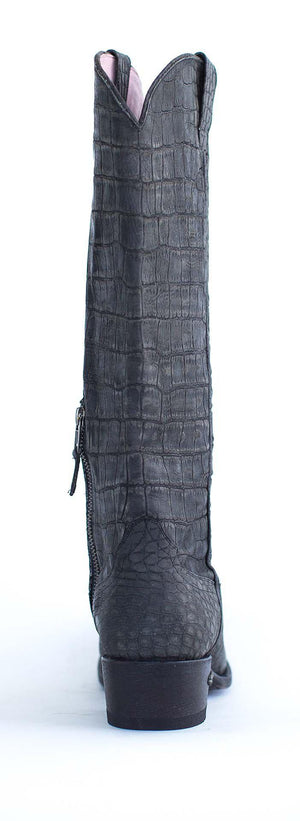 Miss Macie Boots Inspired Collection - What a Croc in Black