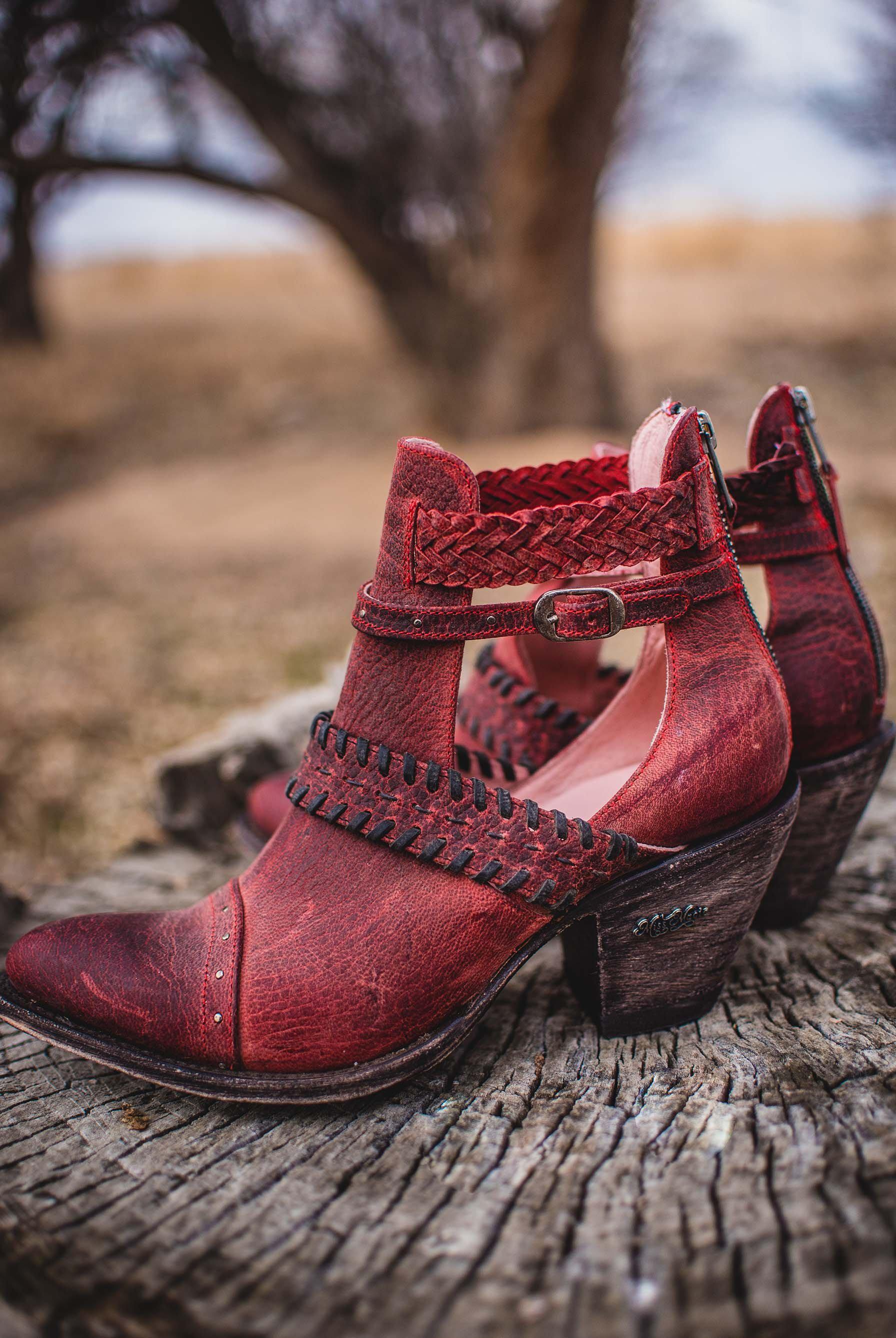 Miss Macie Boots Inspired Collection - I Dare You in Red