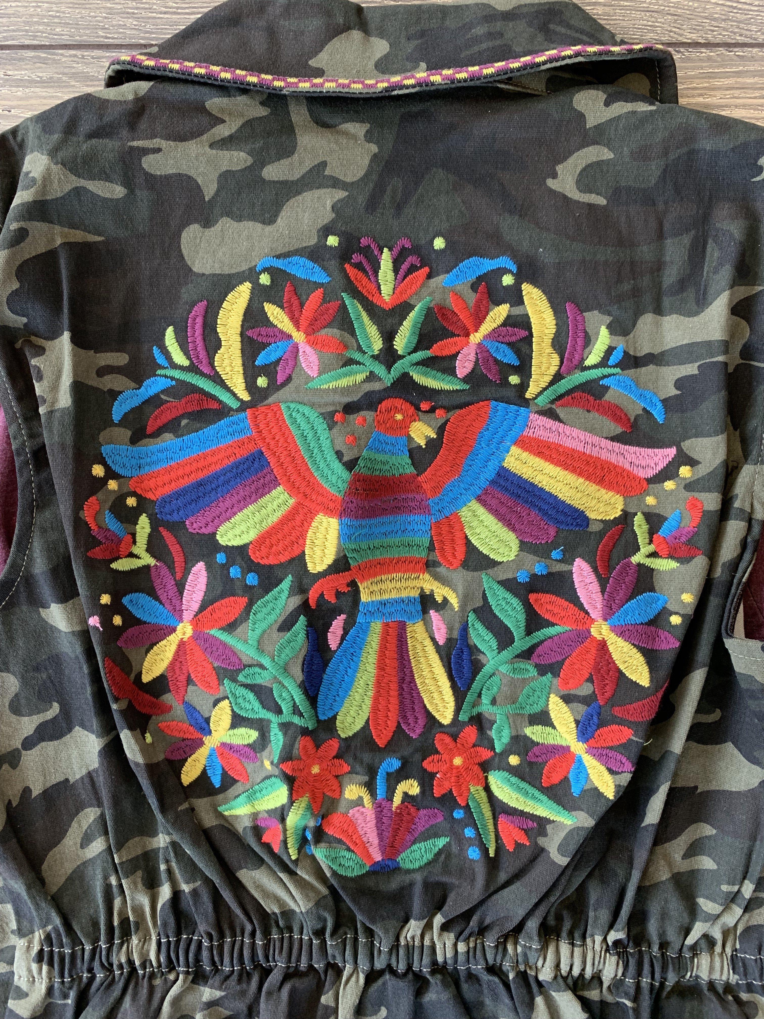 The Tatum Camo Embroidered Vest