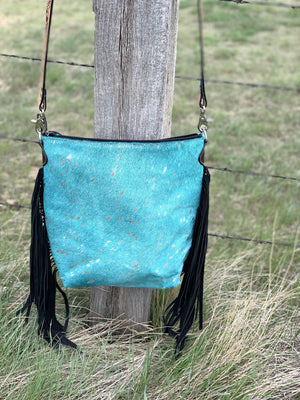 MB Genuine Leather Animal Print Silver Teal Turquoise Crossbody Bag with  Fringe Women Stylish Ladies Fashion Designer, Teal : Amazon.ca: Clothing,  Shoes & Accessories